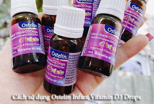Cách sử dụng Ostelin Infant Vitamin D3 Drops cho bé-1