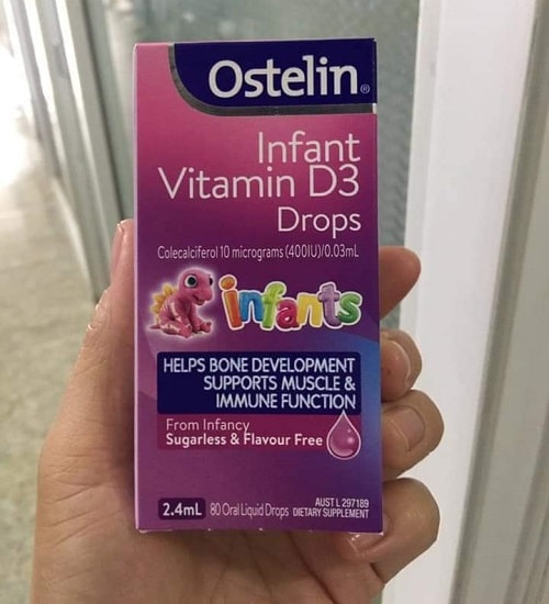 Cách sử dụng Ostelin Infant Vitamin D3 Drops cho bé-2