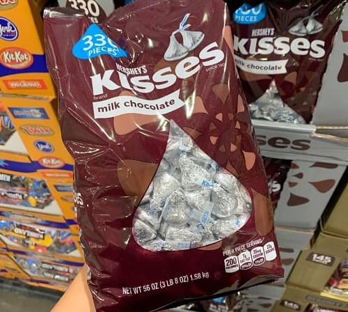 Kẹo Hershey's Kisses Milk Chocolate review-2