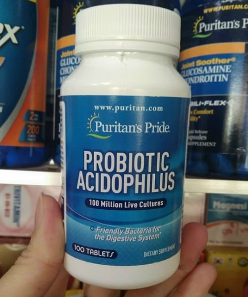 Men vi sinh Puritan's Pride Probiotic Acidophilus review-2