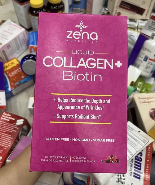 Nước uống Zena Liquid Collagen + Biotin có tác dụng gì?-3