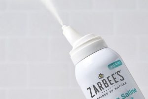 Review xịt mũi Zarbee Soothing Saline Nasal Mist With Aloe