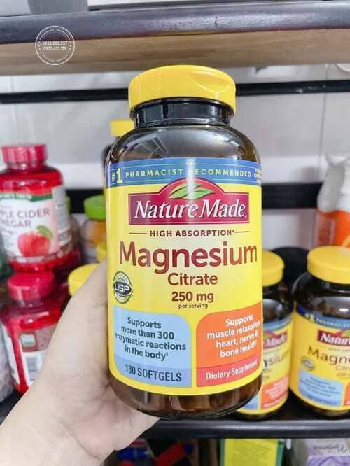 Thuốc Nature Made Magnesium Citrate 250mg của Mỹ giá bao nhiêu?