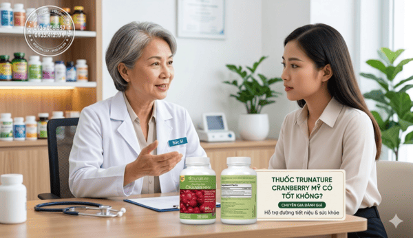 Thuốc Trunature Cranberry Mỹ Có Tốt Không? Chuyên Gia Đánh Giá