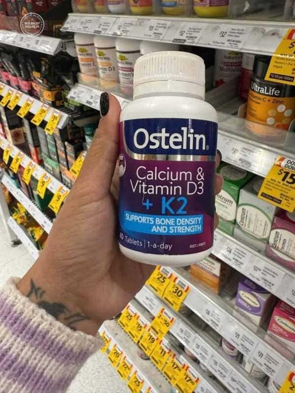 Giá Ostelin Calcium & Vitamin D3 + K2 60 viên hiện nay
