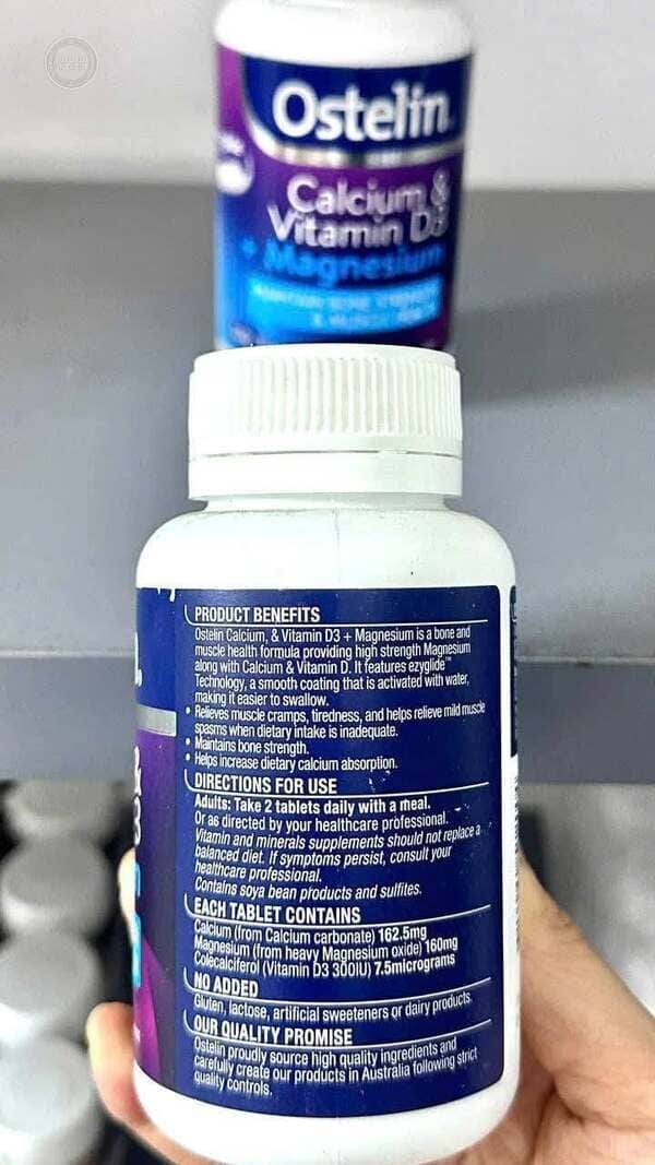 Review Ostelin Calcium & Vitamin D3 + K2 từ người dùng thực tế